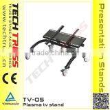 2014 New Style Loading 80kg Moving Aluminum TV Stand for Sale