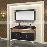 Saudi Arabia Market Classic Double Sink Bathroom Vanity thumbnail-1