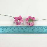 Pink , Small Handmade Mulberry Paper Flower, Wedding Party, Scrap-booking Crafts Pastel thumbnail-3