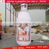 2015 Hot Sale PVC Inflatable Bottle for Advertising / Promotional Inflatable Beverage Bottle