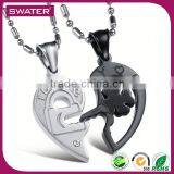 Fine Jewelry Wholesale Couples Breakable Heart Pendant Necklace