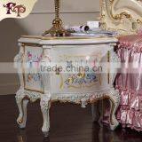 Luxury French Style Bedroom Furniture Bedstand thumbnail-1