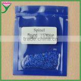 cheap prcie 112 # spinel 1.2mm small round shape synthetic bangkok blue sapphire
