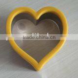 Heart-Shaped Cookie Cutter With Plastic Handle