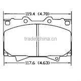 D772 lucas brake pad for toyota avensis