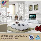 Tempered Glass High Gloss White tv Rack thumbnail-1