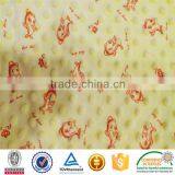 2016 fashion design SGS checked skin-friendly print minky dot security blanket fabric