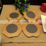 Slip Insulation Mat Bamboo Mat Bowls Mat Bamboo Pot Cutlery thumbnail-1