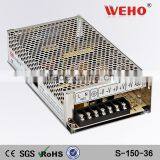S-150-5 36v 4a Smp CE ROHS Approved 220v Input 150w Cctv/led Power Supply