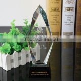 2016 wholesale China crystal trophy award craft with custom sizes