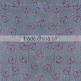 Heart Printed Orange Color Women Muslim Head Scarf thumbnail-4