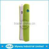 Warm Colorful Small Mobile External Battery Charger / Portable Power Bank Charger for Gift