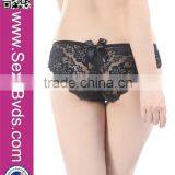 Wholesale $1Sexy Adult Black Lace Transparent Panty thumbnail-1
