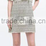 2015 Summer Jacquard Round Neck With Back Opening Fashion and Casual Dresses - SYK15019 thumbnail-2