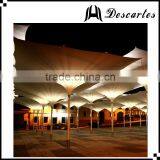China Manufacture Alumnium Yellow Square Flower Tulip Umbrellas for Outdoor Decoration thumbnail-2