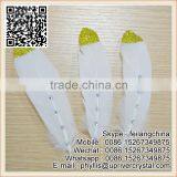 Factory Cheap Price Sale Gold Tipped Glitter White Diamond Goose Feather thumbnail-2