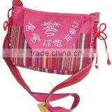 Hand Printing Messenger Bag thumbnail-1