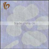Good Quality Ramie and Cotton Blended Weave Fabric With Flower Print thumbnail-1