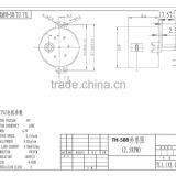 Small Single Phase AC Electrical Synchronous Motor SGTH-508 for Level Gage, Stage Light Micro AC Motor thumbnail-2