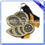 Factory Made Zinc Alloy Antique Bronze Custom Shape Medal