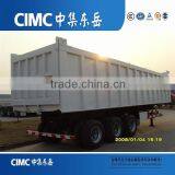 CIMC Sand and Stone Transporting Rear Dump Trailer Truck For Sale thumbnail-3