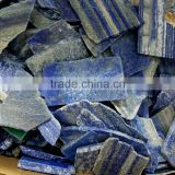 wholesale cheap natural blue lapis stone slice rough crystal gemstone