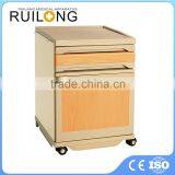 Medical Device ABS Plastic Hospital Bedside Table With Wheels thumbnail-1