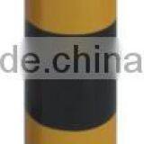 Black and Yellow Steel Warning Posts