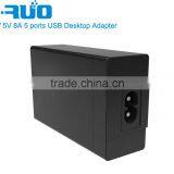 (40w 5-Port USB Charging Station) Multi-Port USB Charger Desktop Hub for IPhone 6s / 6 / 6 Plus, IPad Air 2 / Mini 3, Galaxy S6 thumbnail-5