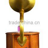 Rain Lane Decoration Gift USB SD Bluetooth Speakers Retro Gramophone With Horn thumbnail-6