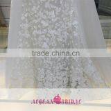 AR-3 Newest Hot Sell Vestidos de Novia Long 3D Flowers Appliques Sweetheart Sleeveless Off-Shoulder Tulle Wedding Dress 2016 thumbnail-4