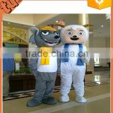 2015 hot sale adult plush animal walking cartoon costume /sexy adult animal movie costume for advertising made in china