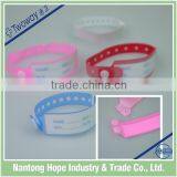 Disposable Medical Vinyl Identification Bracelets for Hospital