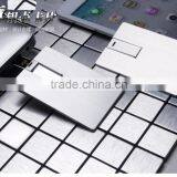 Super Slim Aluminum Material USB Flash Drive, Grade A Chips Credit Card Business USB Memory Stick Custom thumbnail-3