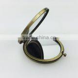 Hot Sale Metal Bronze Make up Mirror With Epoxy Sticker thumbnail-2