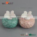 Hot Sale White Ceramic Fragrance Diffuser Plaster Flower thumbnail-1