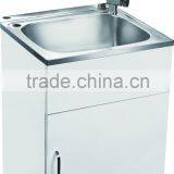 Australia New Zealand Hot Sale Commercial Stainless Steel Laundry Tub Cabinet GR-X3556 thumbnail-6