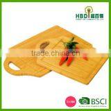 High quality royal grooved wood chopping board with hole wholesale