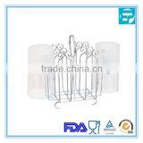 Hot Sale Morden Steel Chrome Plated Wine Display Rack thumbnail-1