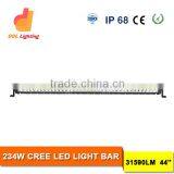 Super Quality Waterproof IP68 LED Light Bar Offroad 36 Inch 234W Wholesale Car Curved Led Light Bar