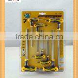 7pcs T-Handle Torx Key Wrench Set / Double Blister High Quality