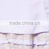 Light Purple Black Scarf White Lace Elegant Women Muslim Dress thumbnail-2