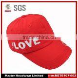 100% хлопковая шестипанельная изношенная шляпа-бейсболка, обработанная каменным мылом