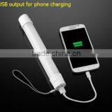 4w Rechargeable Led Lamp Solar Camping Light With Phone Charger