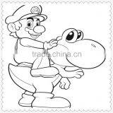 Customized Lovely Pattern Coloring Pages For Kids Printable From China thumbnail-3