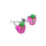 2016 Hot Sale 316L Surgical Stainless Steel Ear Studs Fruits Wholesale Body Piercing Jewelry thumbnail-4