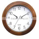 Round Wood Wall Clock DIY Wooden Clock thumbnail-2