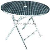 Round Folding Aluminum Dining Table