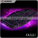 2015 the Latest 3 Colors LED Light Crack Backlit Professional Gaming Computer Keyboard---JK666 thumbnail-6