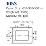 FG350PP Soft Close pp Material Square Toilet Seat With Slow Down Hinge thumbnail-2